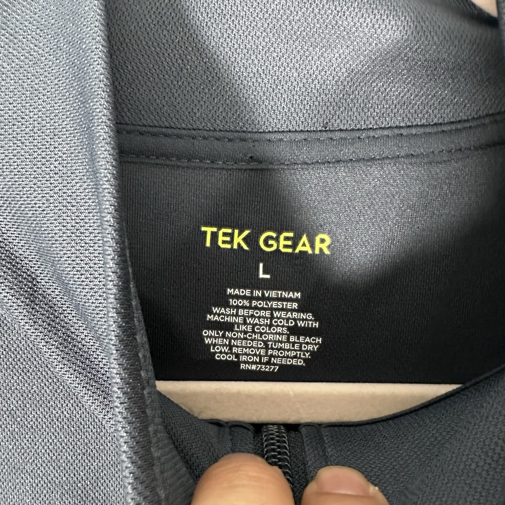NWT Tek Gear Tracksuit Mens L Navy Blue Track Jacket Joggers Set Breathable - Picture 5 of 14